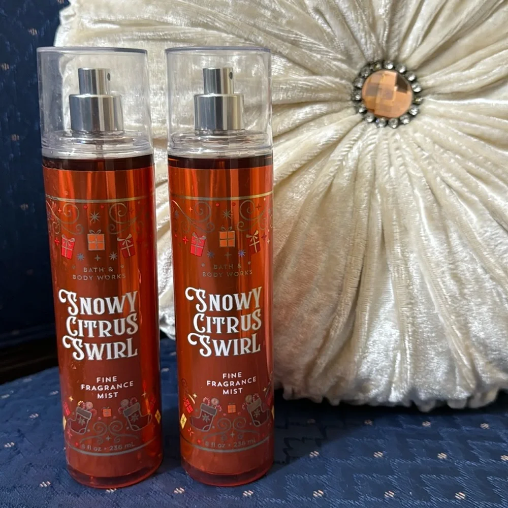 BATH & BODY WORKS SET. . . SNOWY CITRUS SWIRL SCENT - Picture 1 of 4